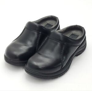 Dansko Mens Wil Low Back Slip On Mule Clogs Black Shoes Comfort Workwear Size 8